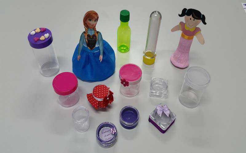 Potes Plásticos para Decoração de Festas