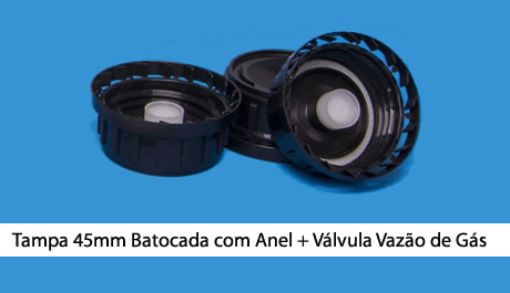 Tampas 45mm e 60.3mm para Bombona