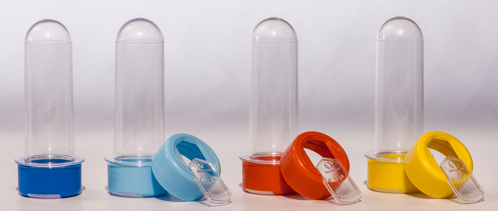 Tubete Com Tampa Deslizante