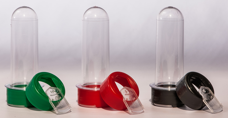 Tubete Com Tampa Push